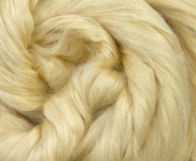 Soybean Natural COMBED TOP - by the ounce - m