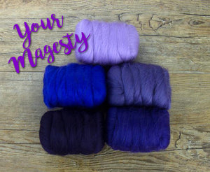 YOUR MAJESTY  - Fiber jelly beans 23 micron Merino -  1.1 pounds  (group sale) ** give up to three weeks for shipping**